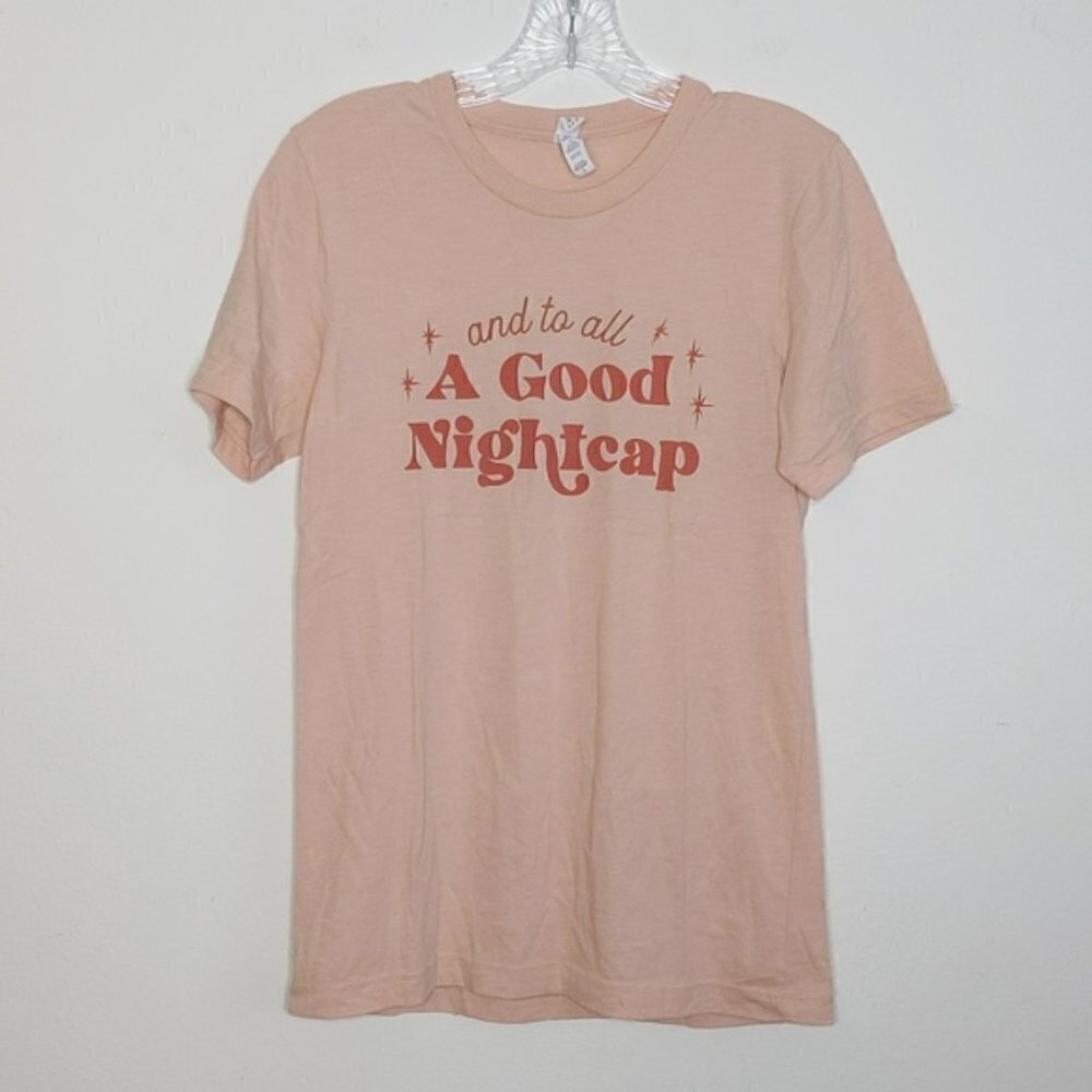 Holiday Christmas And To All A Good Nightcap Graphic T Shirt